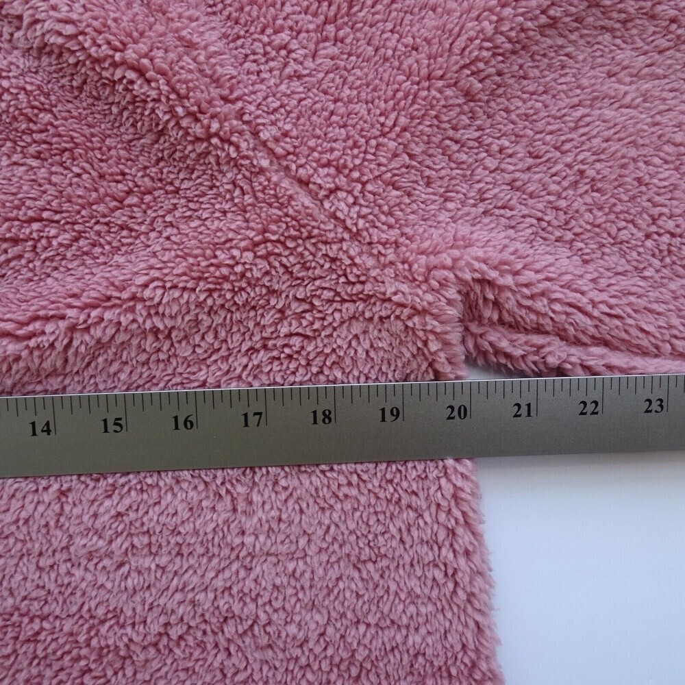 LOFT Women's Fleece Sweater Pink Mauve Comfy Soft Plush  Athleisure Size M - Picture 9 of 11